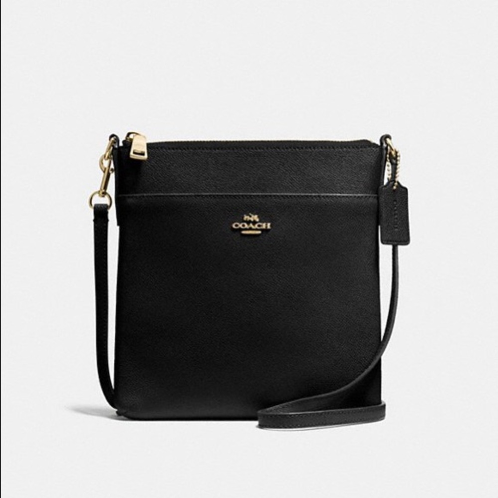 Coach Kitt Messenger Cross Body Black Bag